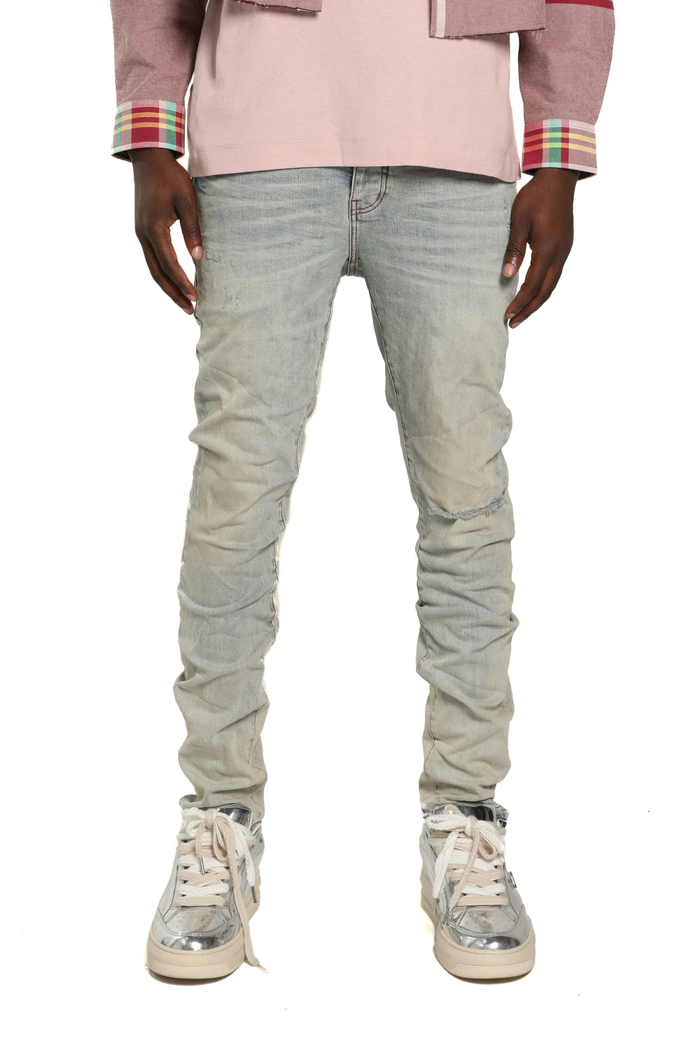 Purple Jeans Skinny Granita - Light Indigo – view 1 of 2