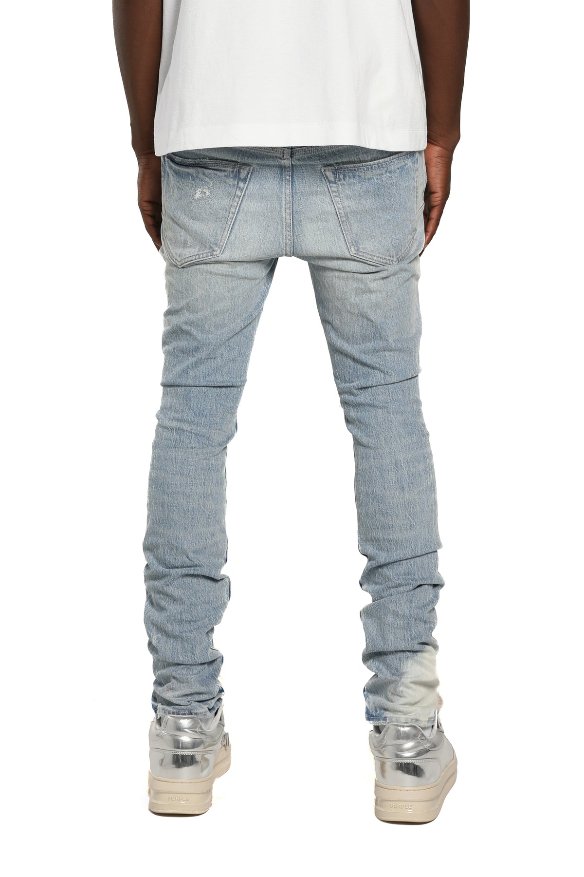 Skinny Garda Repairs - Light Indigo