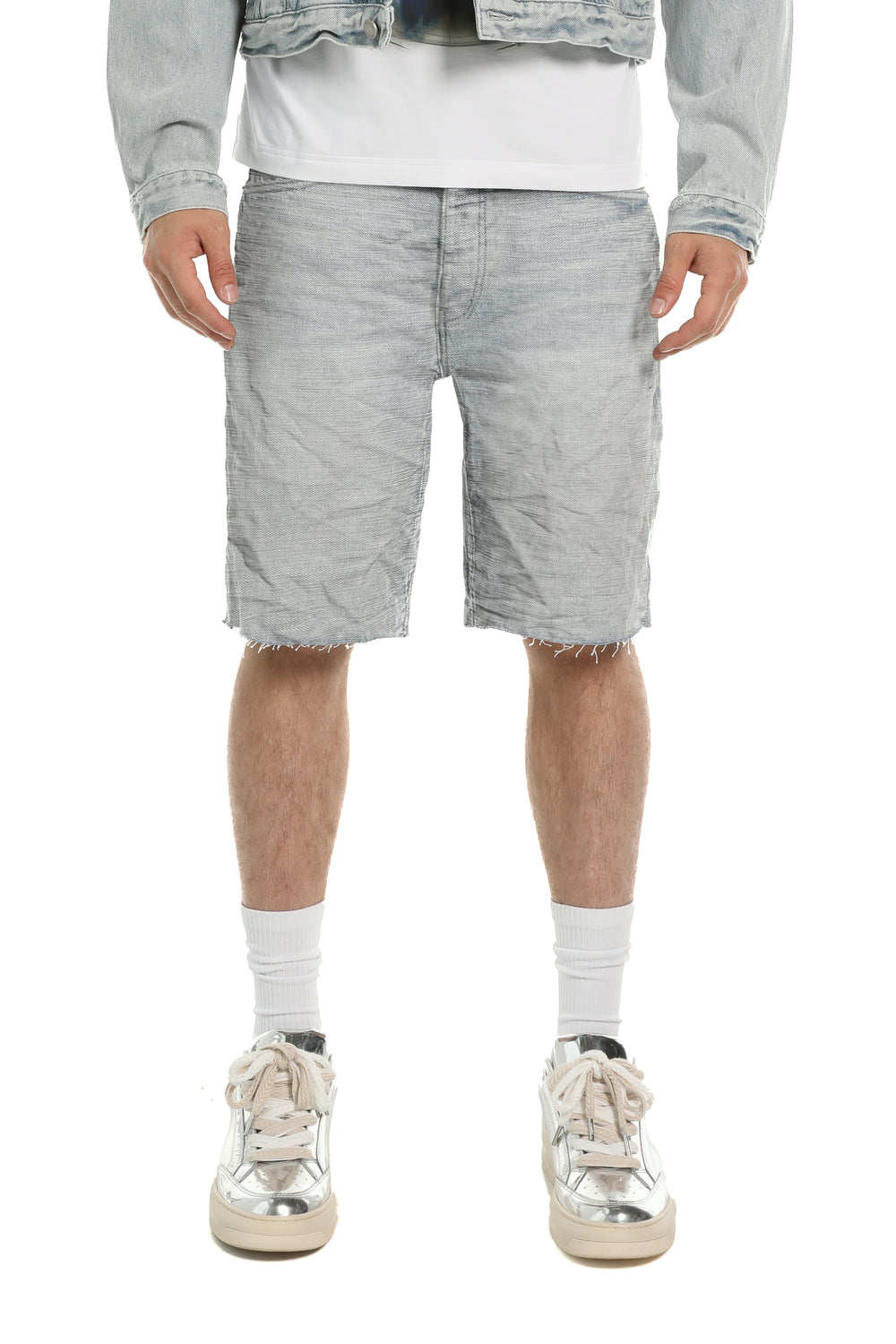 Vintage Slub Shorts - Light Indigo