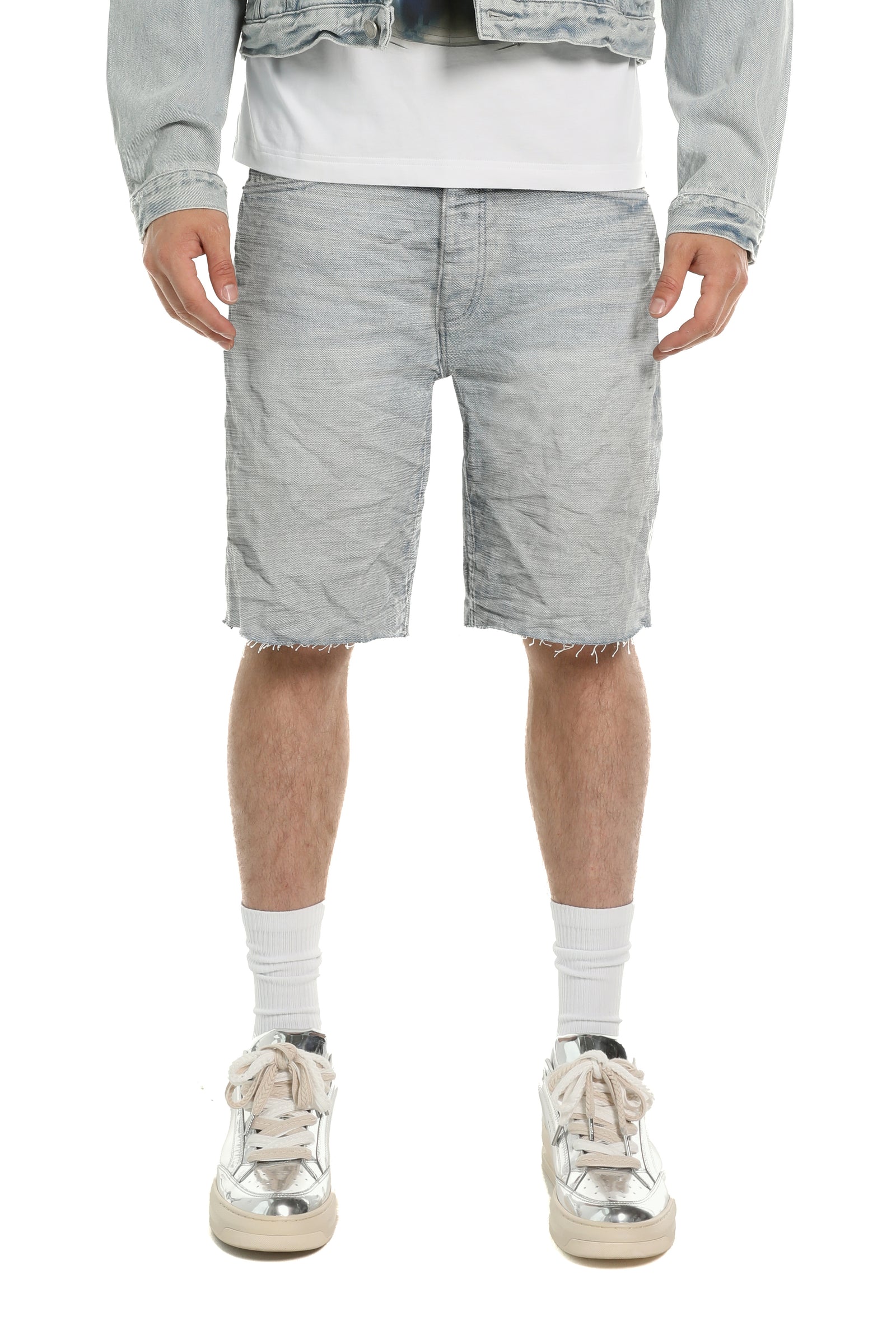 Vintage Slub Shorts - Light Indigo