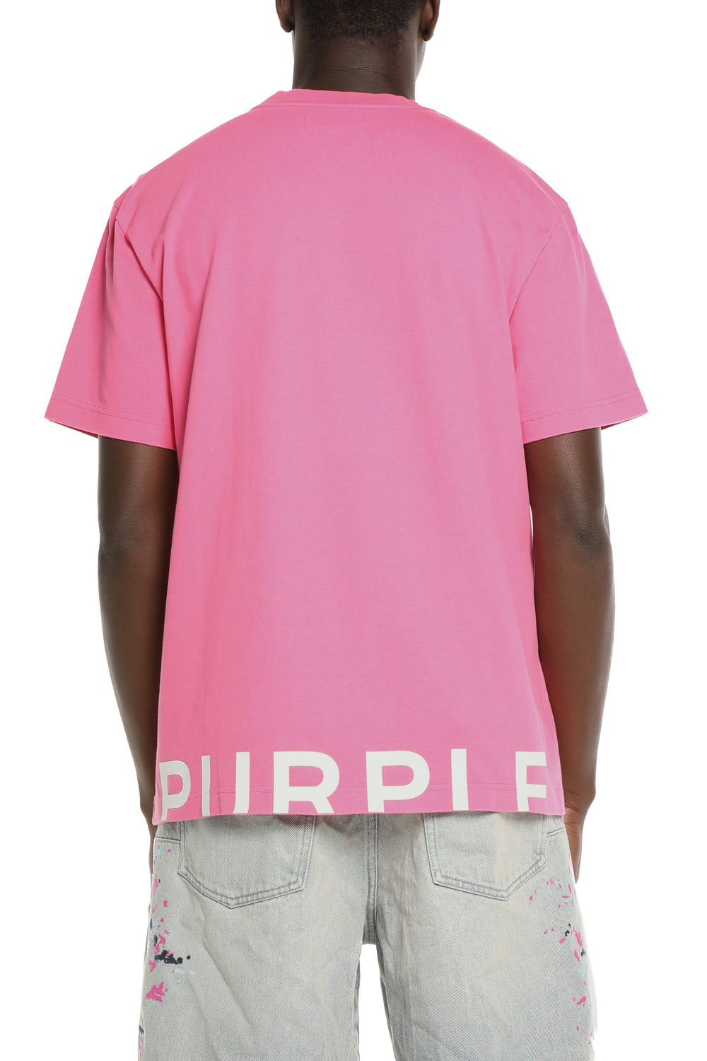 Purple Brand HWT Jersey SS Tee in pink – view 2 of 2