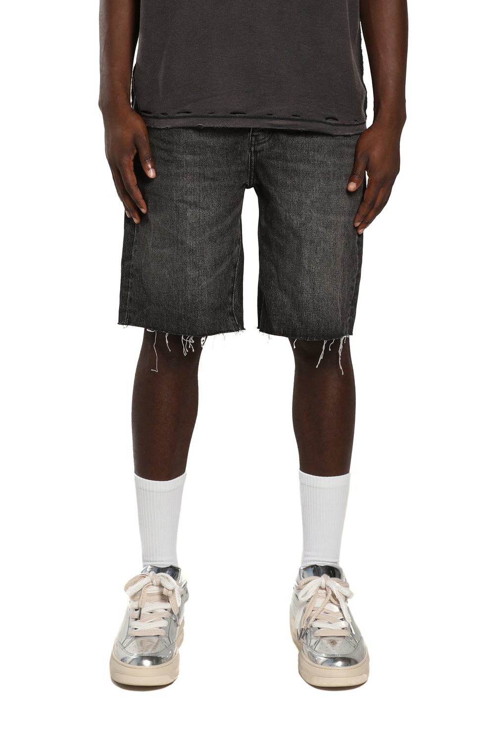 Purple Jeans Kamari Shorts - Black – view 1 of 2