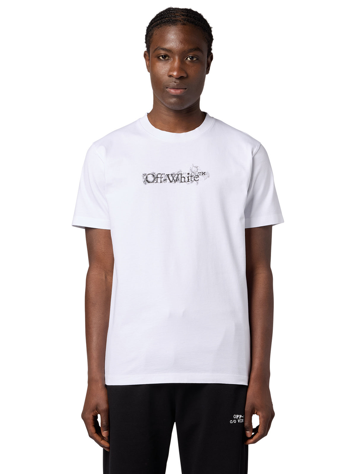 HERALDIC TRESHOLD ARROWS S/S SLIM TEE - WHITE
