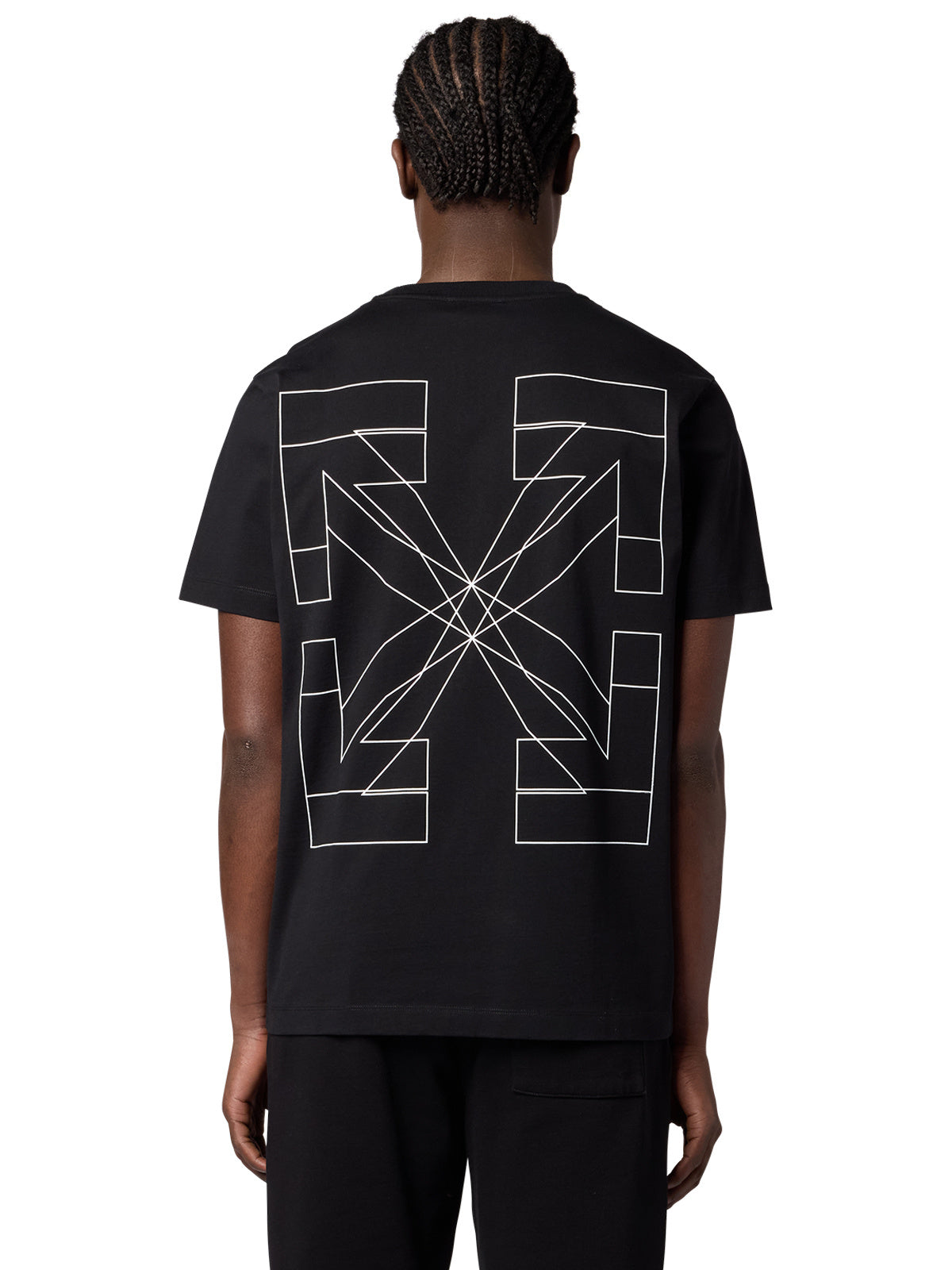BIG DOUBLE ARROW S/S SLIM TEE - BLACK