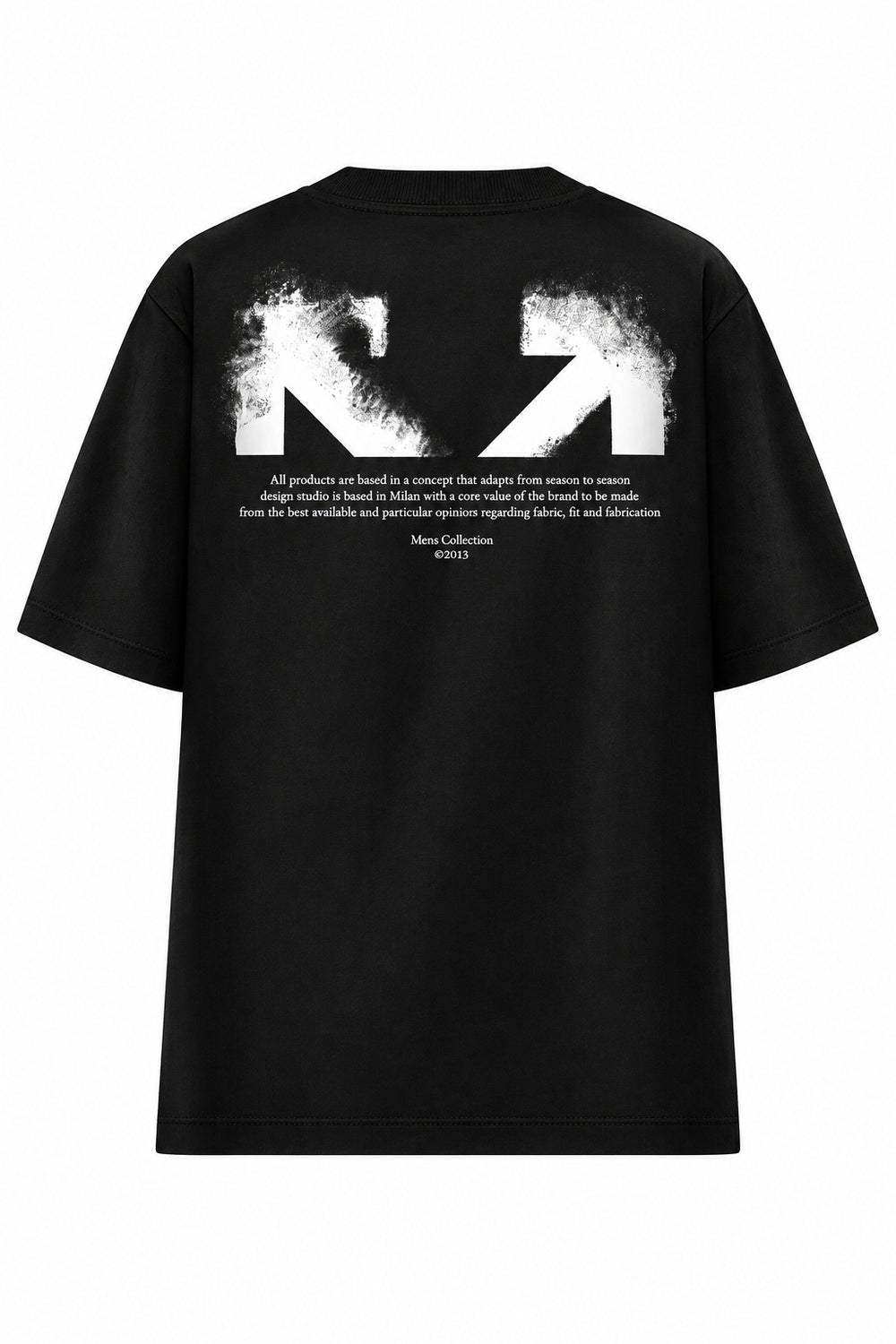 Off-White HALF ARROWS S/S SKATE TEE - BLACK – view 1 of 2