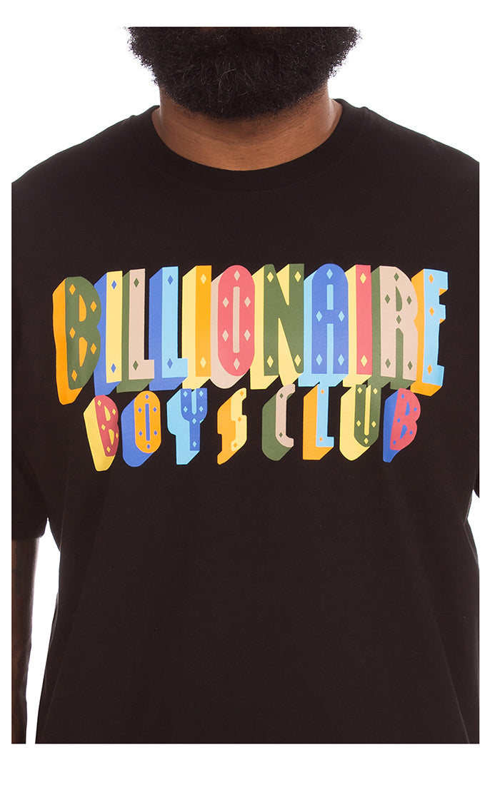 BB PRISM SHORT SLEEVE TEE SHIRT - BLACK