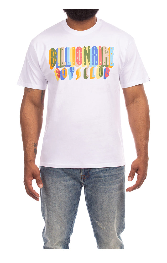 Billionaire Boys Club BB PRISM SHORT SLEEVE TEE SHIRT - WHITE – view 1 of 2