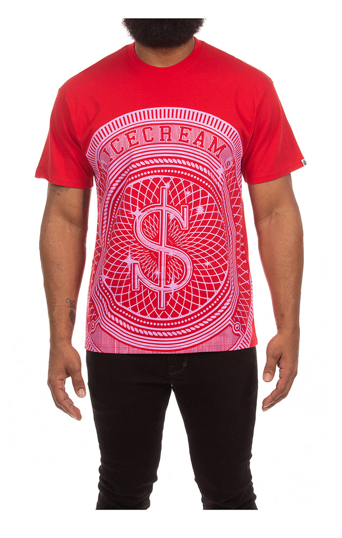 Icecream cash out ss tee - Red