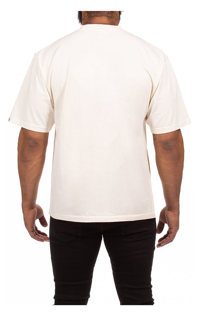 Icecream denim ss knit - Antique White