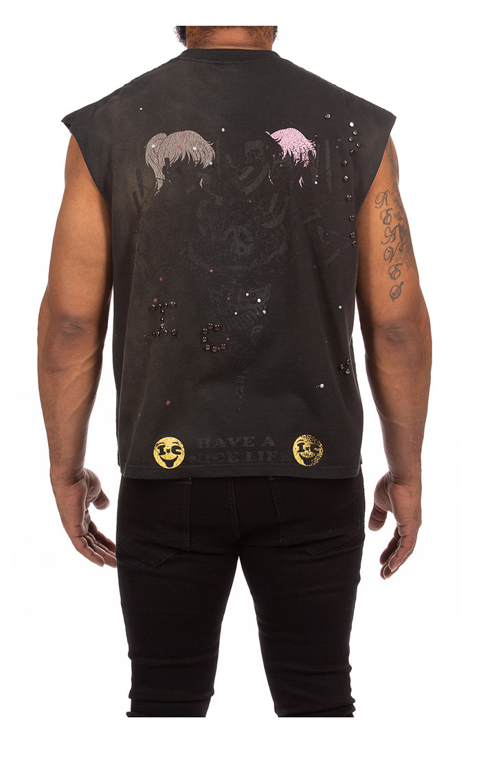 Icecream samus tank - Black