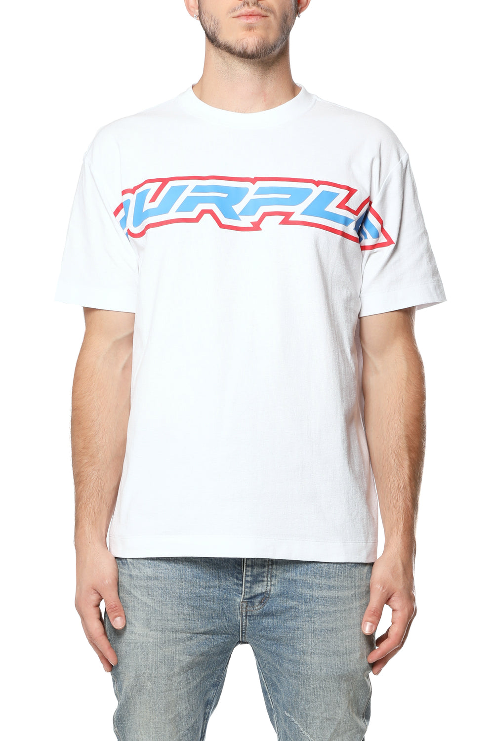 Textured Jersey Ss Tee - White