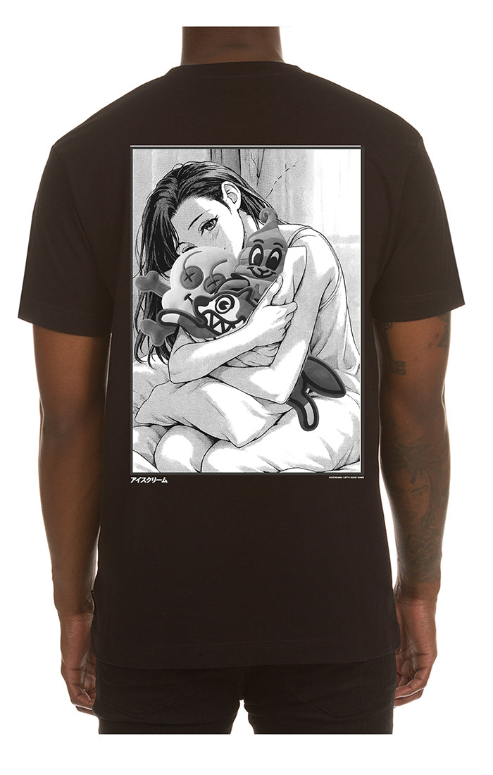 Icecream elderflower ss tee - Black