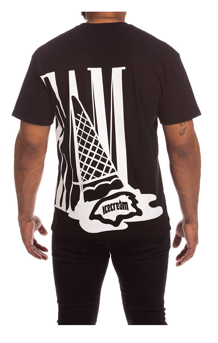 Icecream chai ss tee - Black