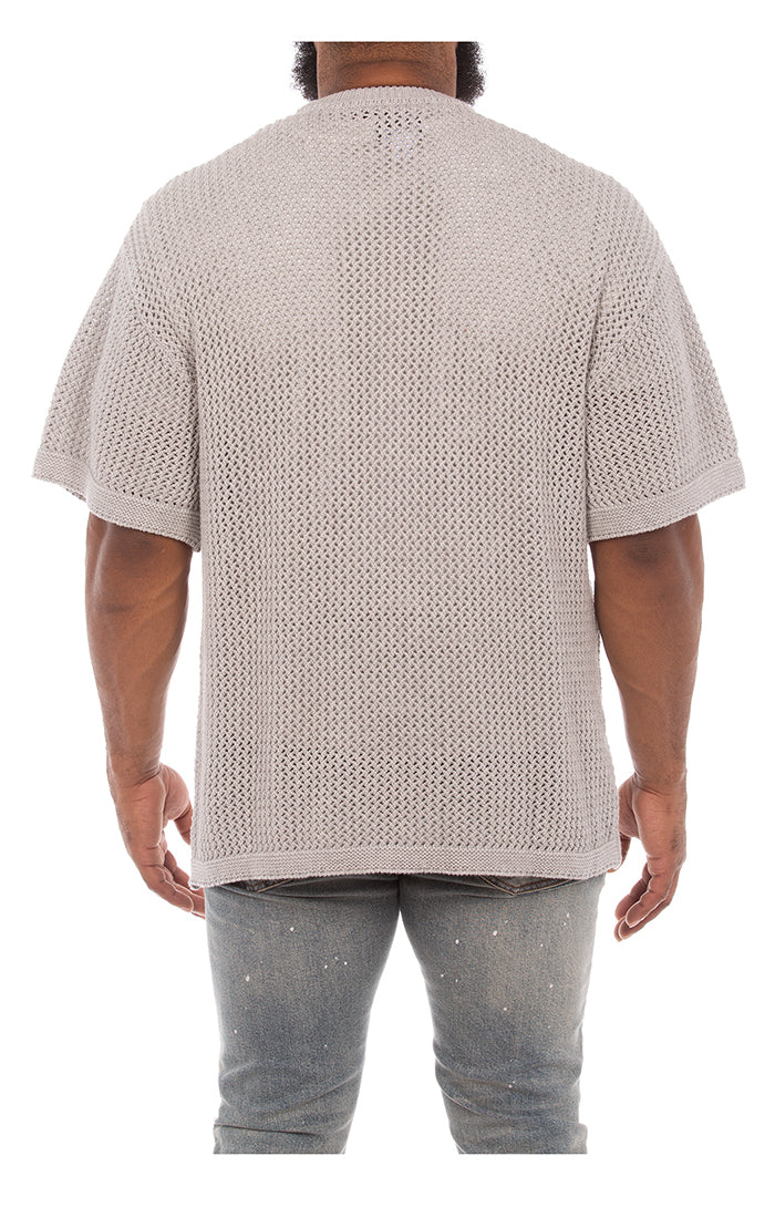 bb mercer jersey ss knit (cropped fit) - grey