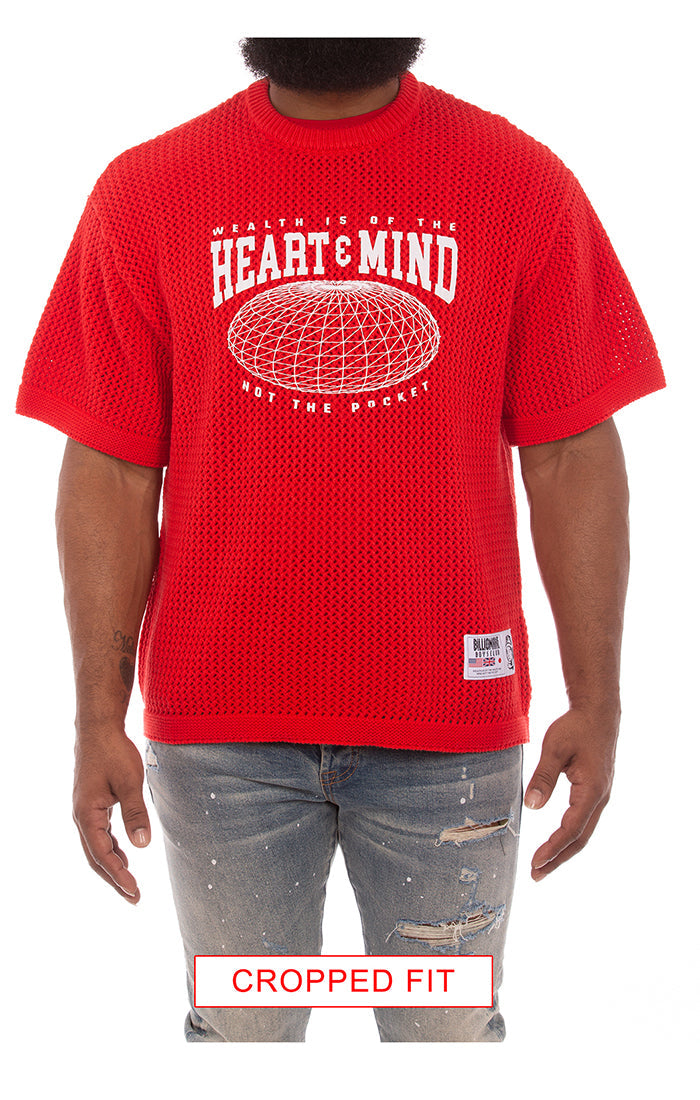 bb mercer jersey ss knit (cropped fit) - red