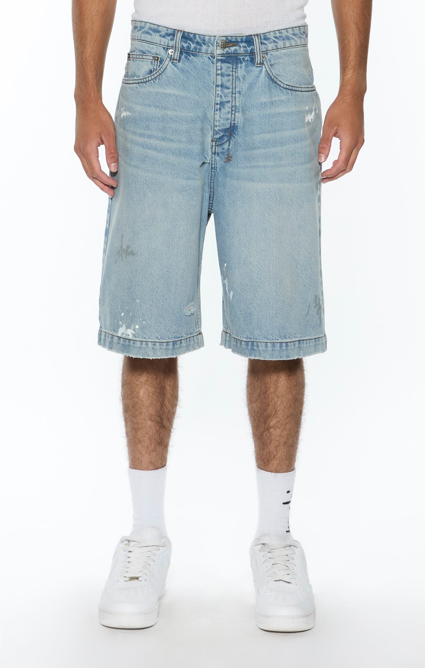 MAXX SHORT PAINTER-BLUE