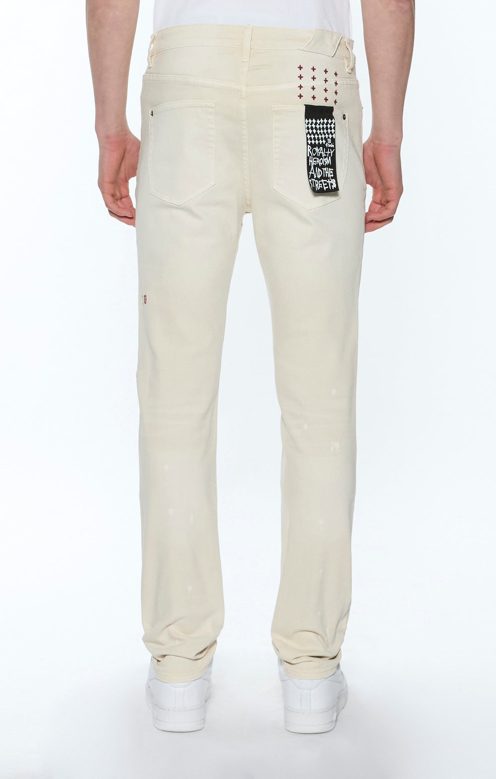 Ksubi Chitch 1999 Jeans in ivory, slim tapered jeans – view 2 of 2