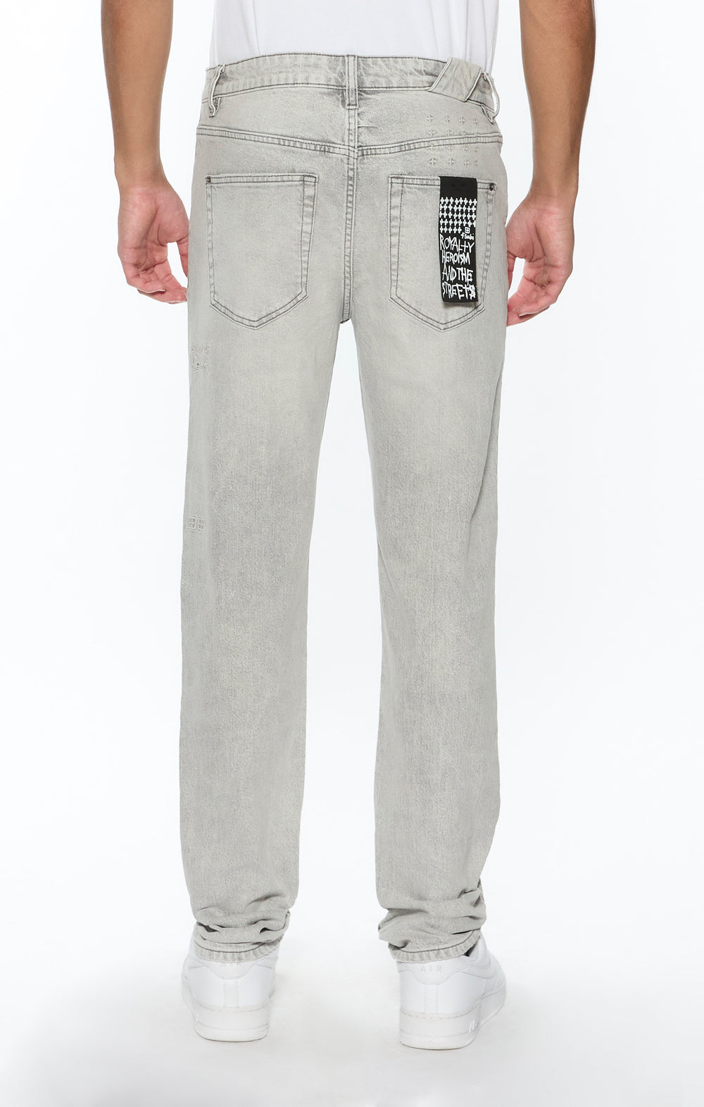 Ksubi Chitch Jupiter Skrawl jeans in grey – view 1 of 2