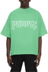 Purple Brand Jersey Oversized Short Sleeve Top in green – view 1 of 1