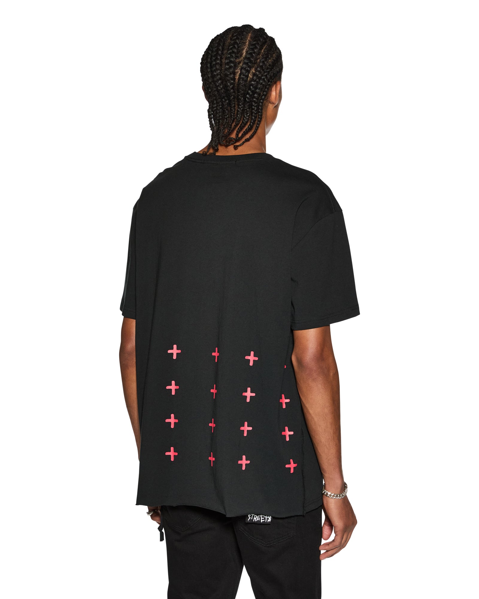 Ksubi 4x4 Biggie SS Tee in black/red – view 2 of 2