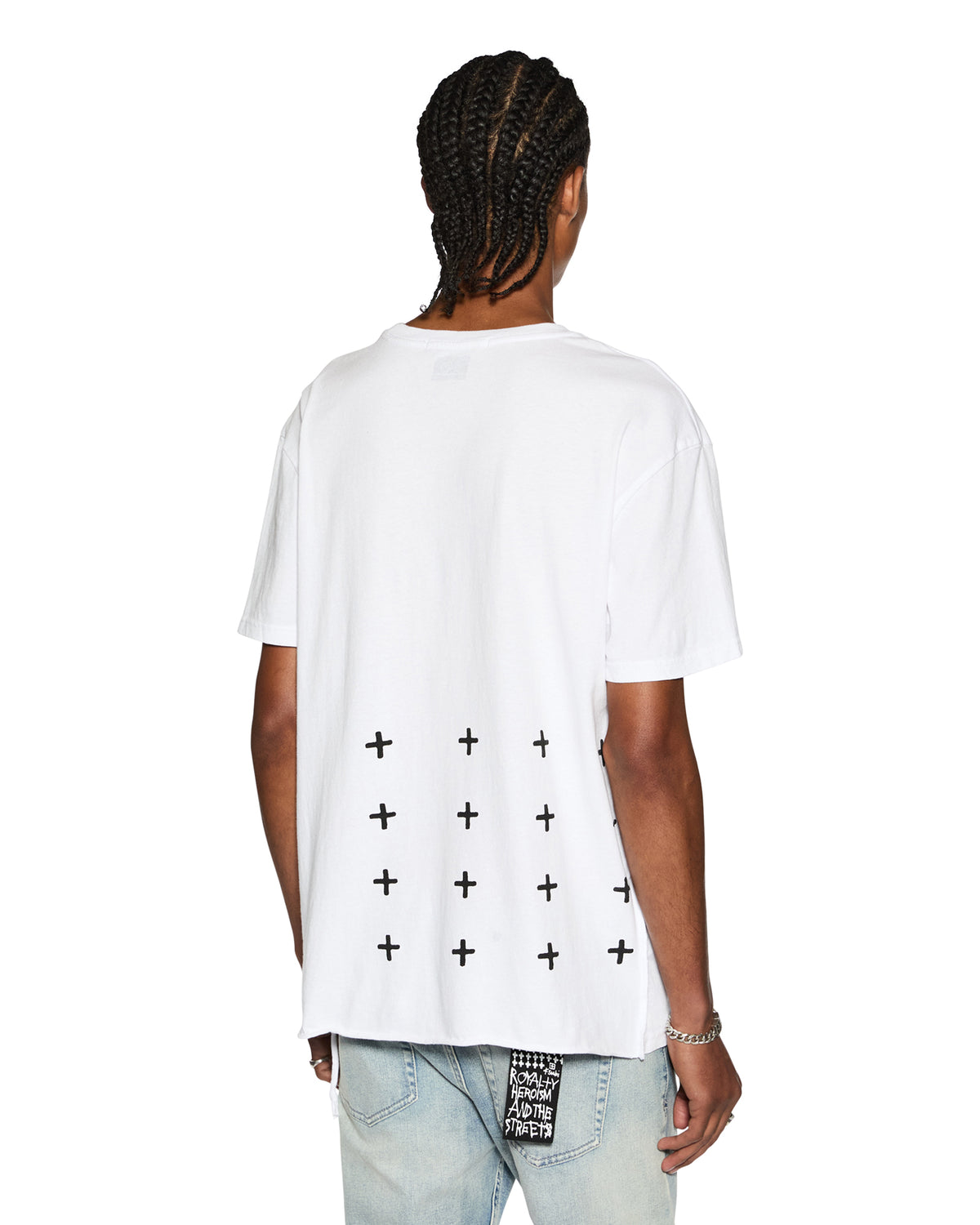 Ksubi 4 x 4 biggie ss tee optic white
