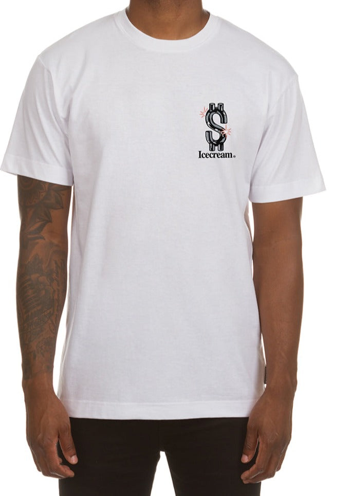 WEALTH S/S TEE - WHITE