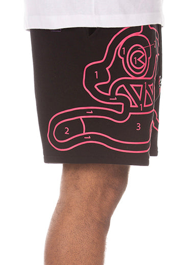 OVER AND OUT SHORTS - BLACK