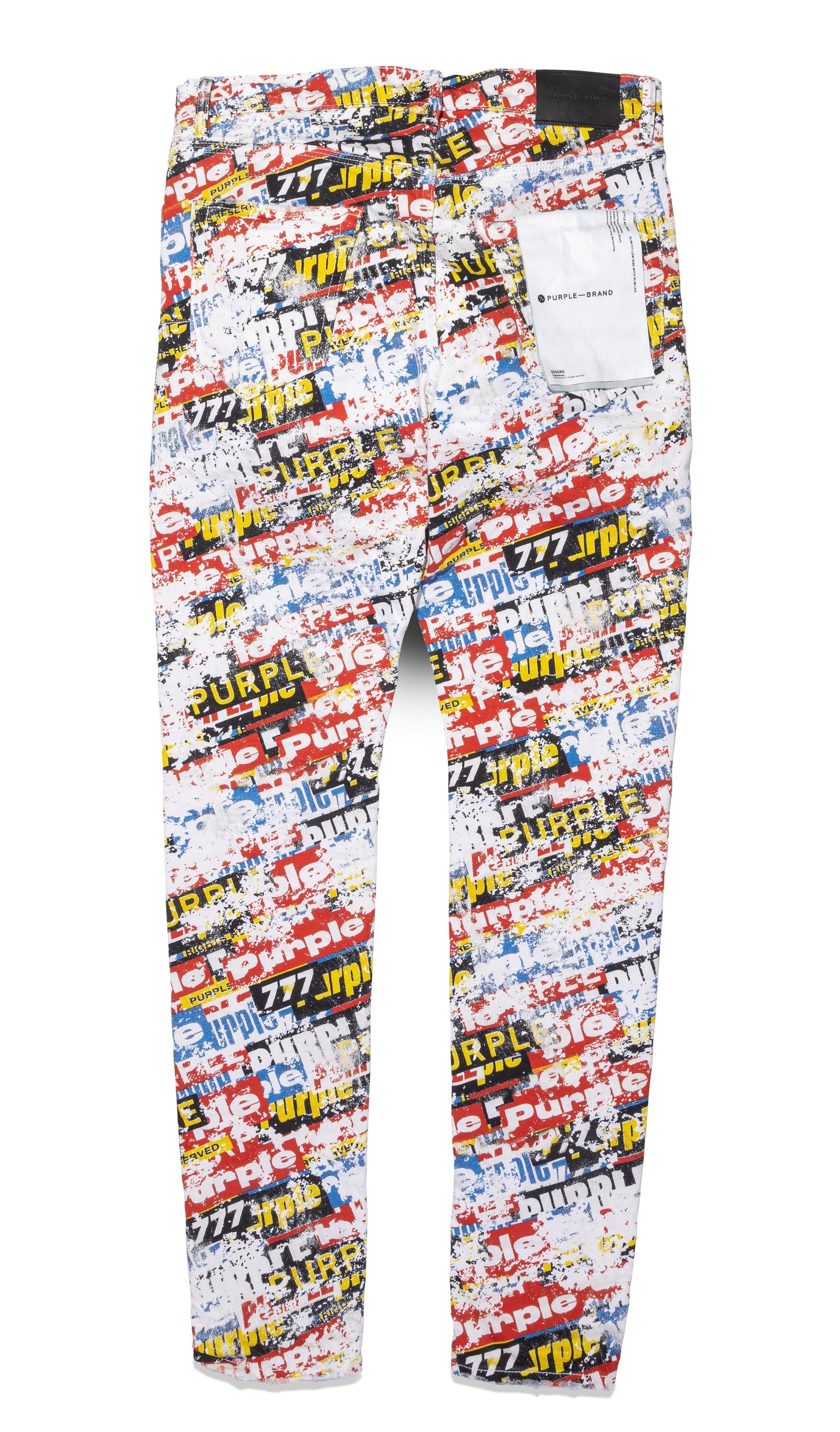 Purple Brand Stickers Denim in multi – view 2 of 4