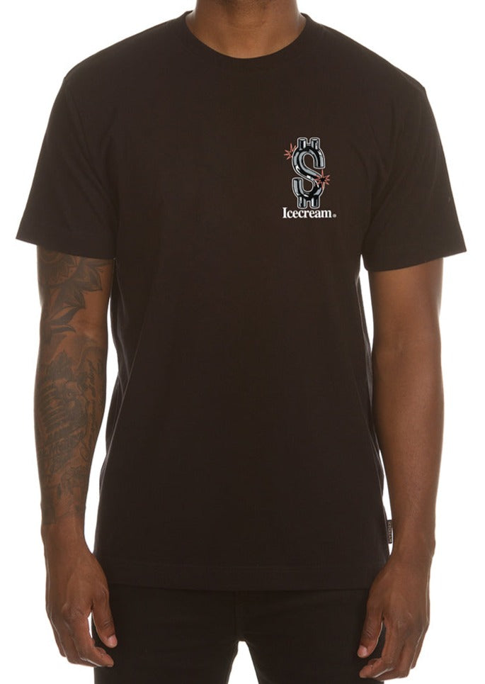 WEALTH S/S TEE - BLACK