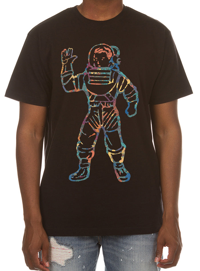 BB ASTRO FLORAL SS TEE - BLACK