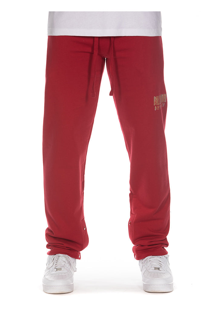 bb straight sweatpants - chili pepper