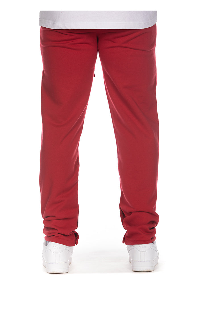bb straight sweatpants - chili pepper