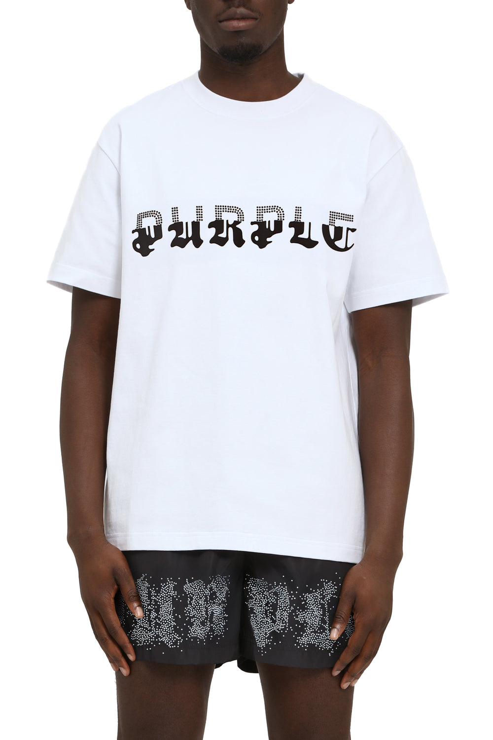 Purple Jeans Hwt Jersey Ss Tee - White