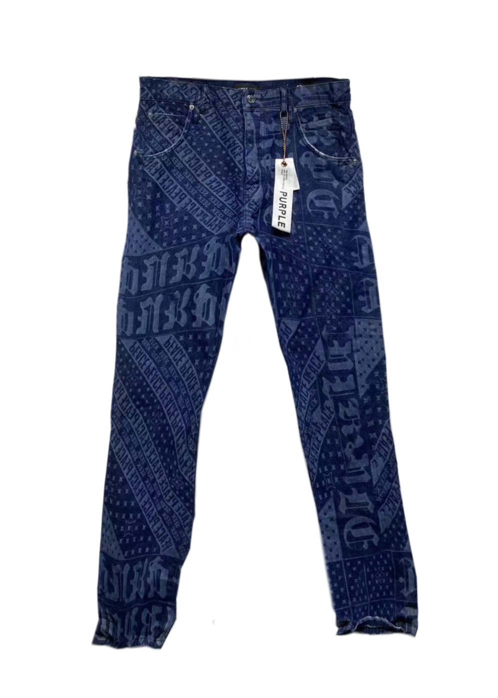 Skinny Laser Flag - Mid Indigo