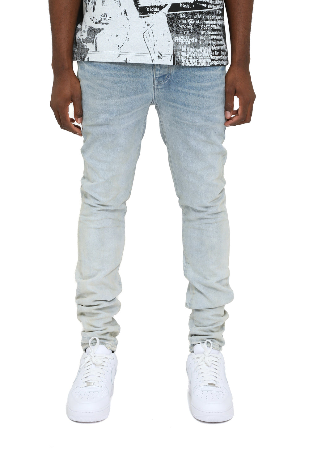 Skinny Rhone Fade - Light Indigo
