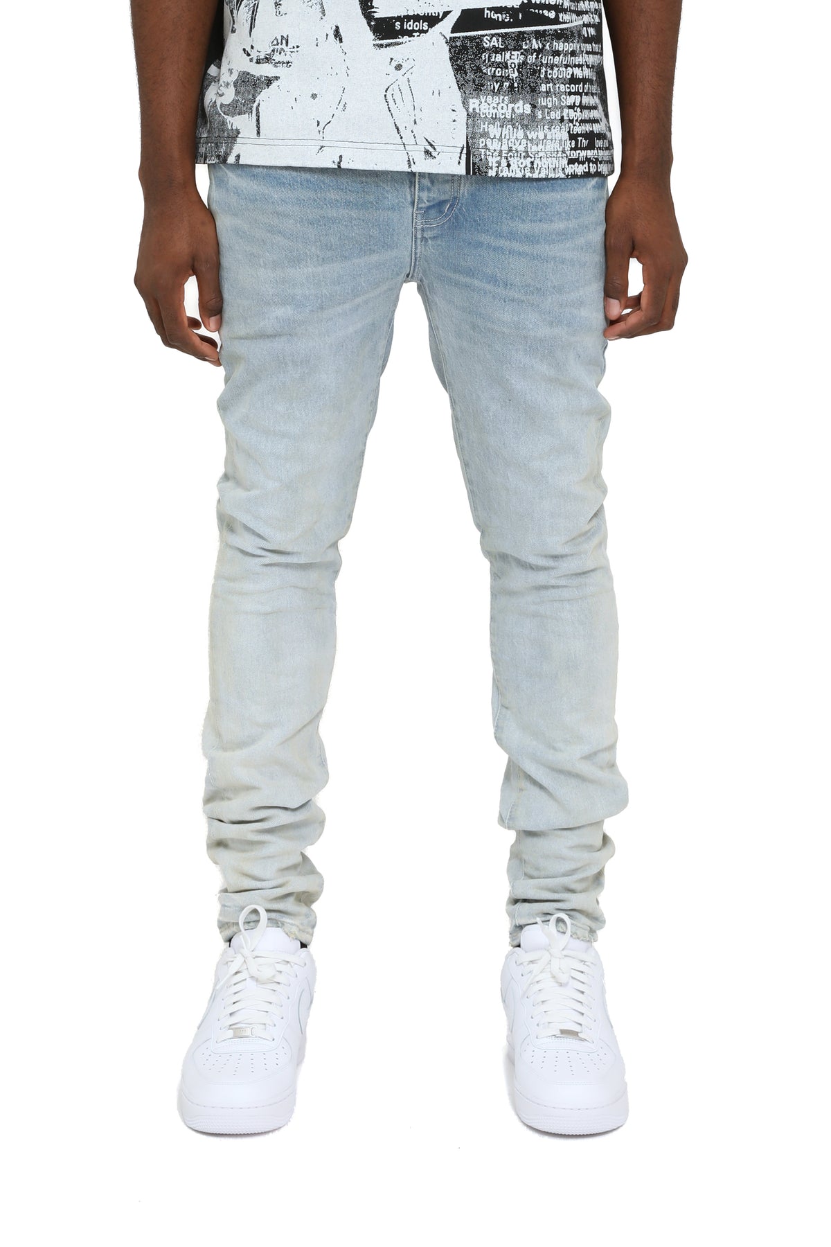 Skinny Rhone Fade - Light Indigo