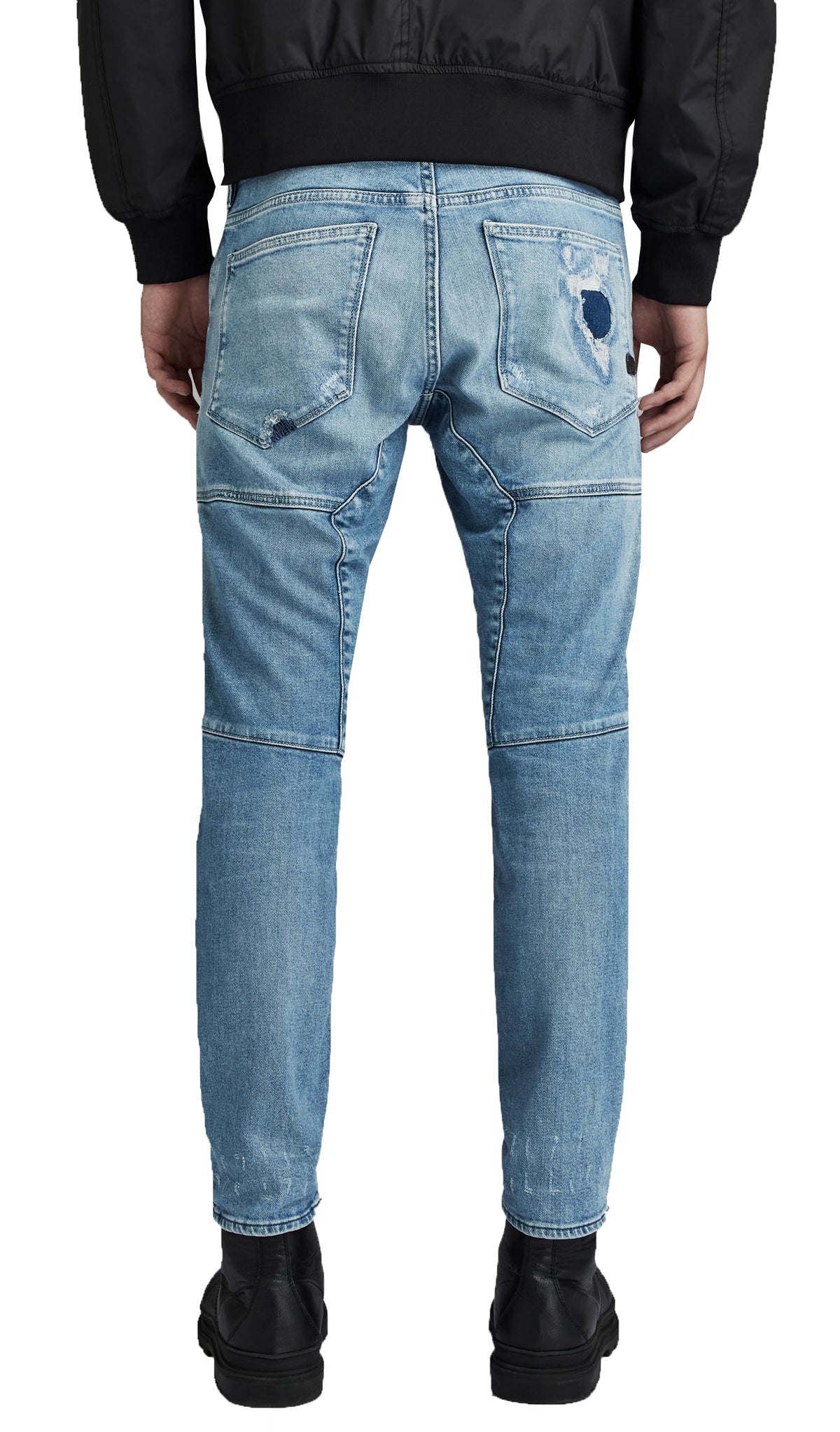 Founded on the philosophy “Just the product”, G-star RAW has become a leader in the denim industry. The brand is known for crafting distinct, textured pieces with soul.      Style# D06763-D316-G022     Gender: Men's     3D zip Knee regular tapered     Color: Sun Faded Tucson Restored     Front and Back pockets     Button and zip Closure     Belt Loops