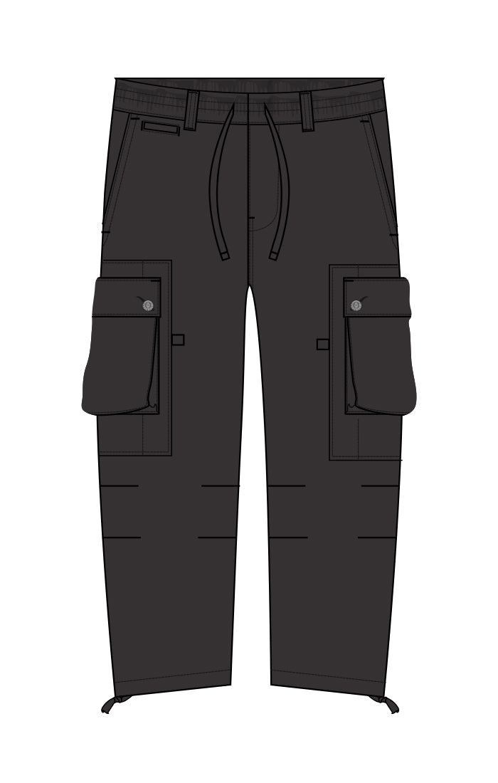 blanco cargo pants - black