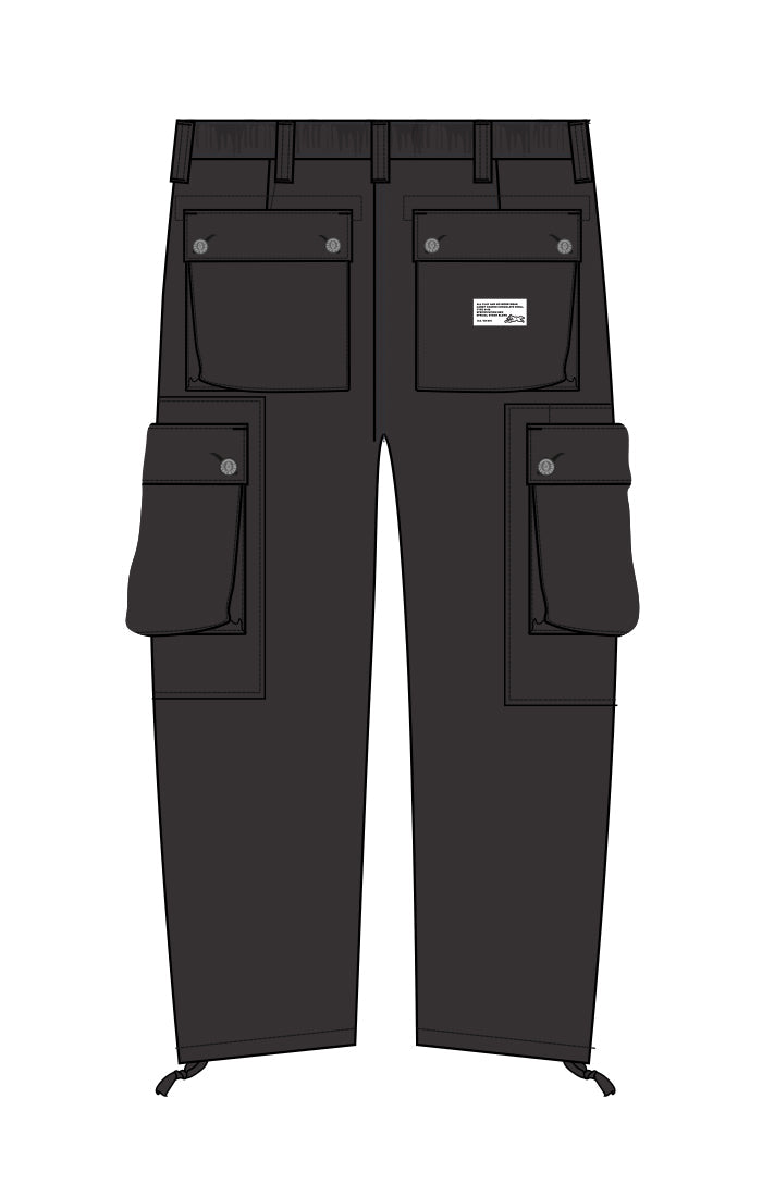 blanco cargo pants - black