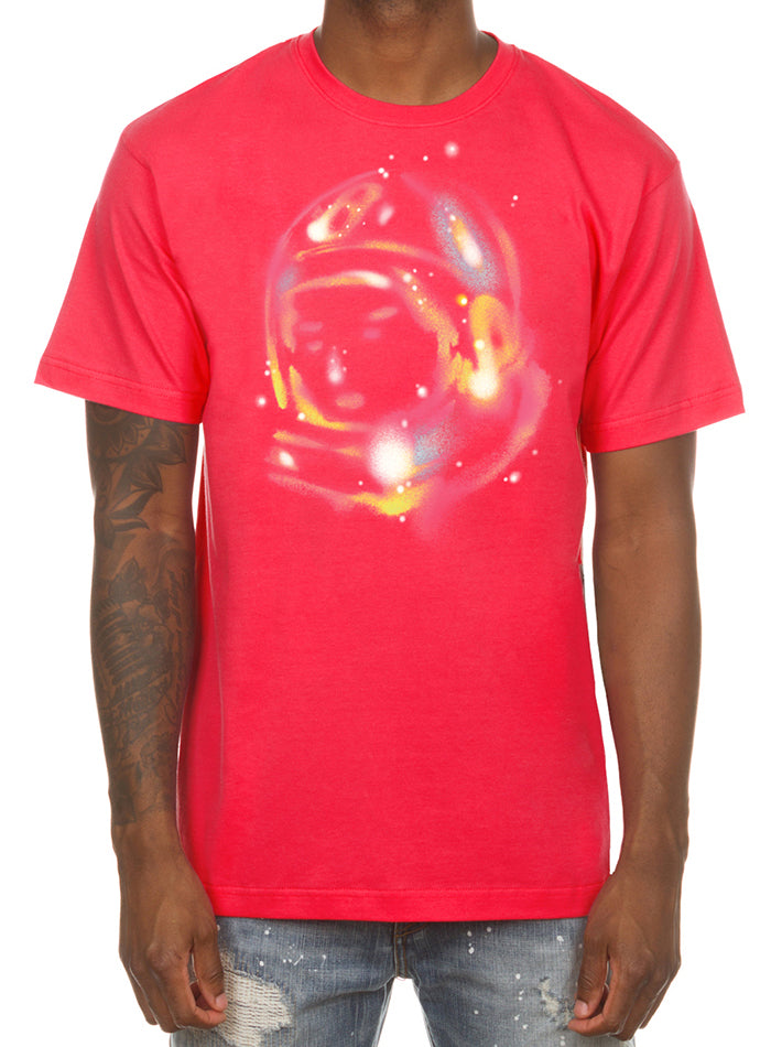 Billionaire Boys Club BB Billionarus short sleeve tee in hibiscus red – view 1 of 1