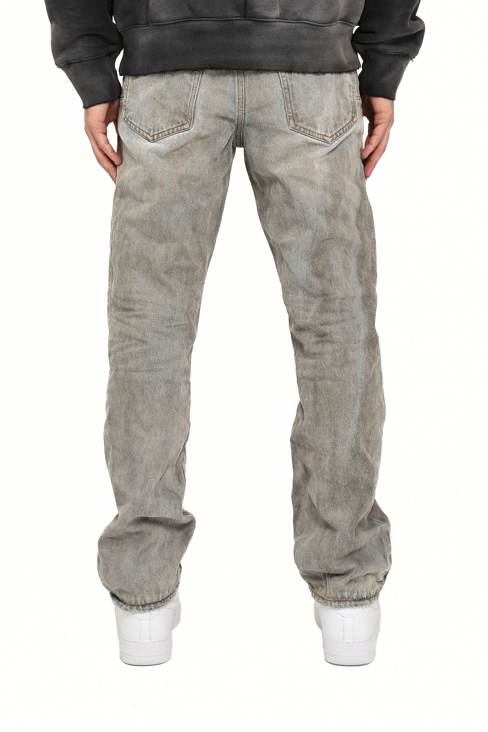 Purple Brand Arcilla Dirty Jeans in light indigo – view 2 of 2
