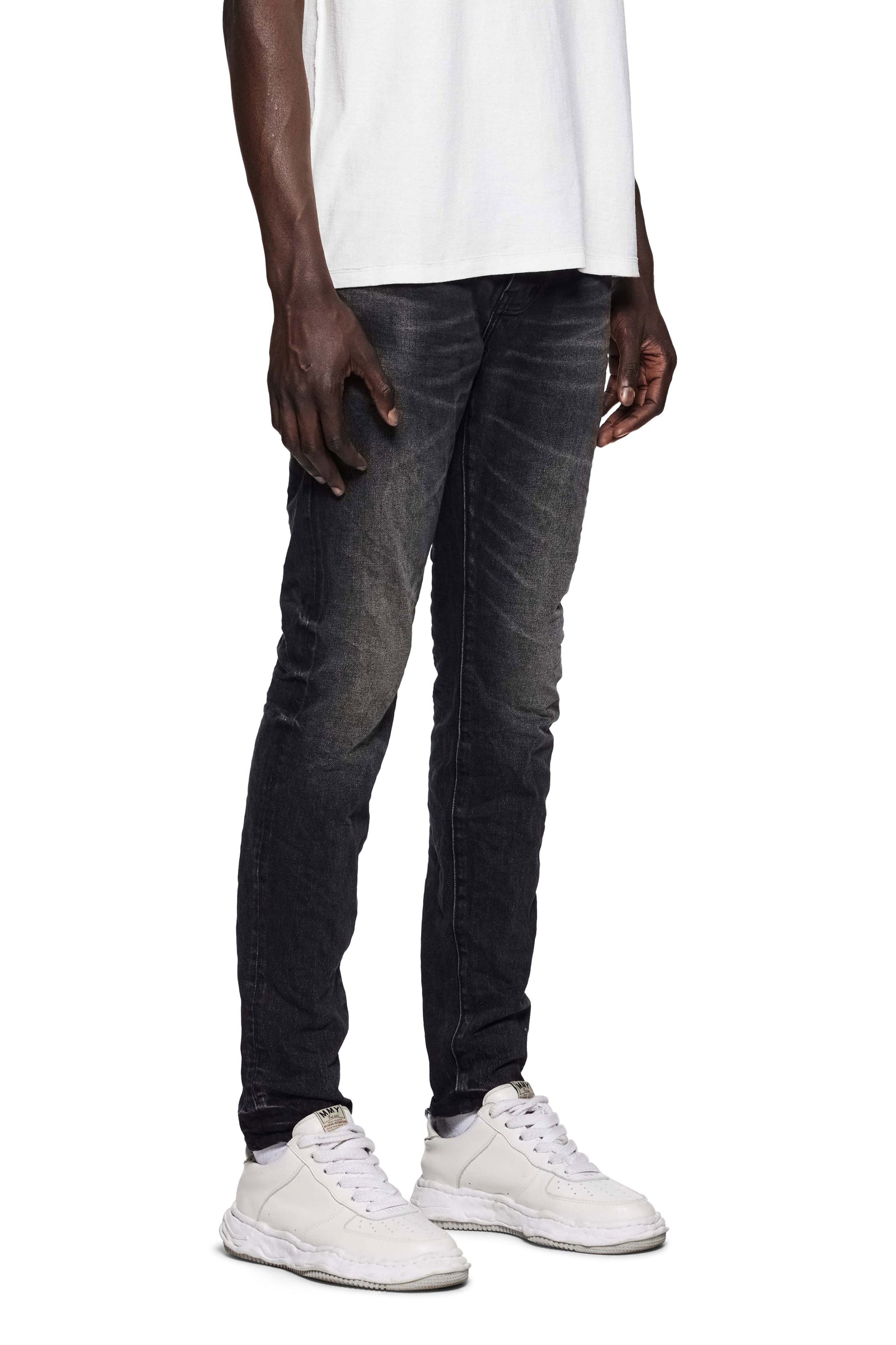 Purple Brand Skinny Highgate Jeans in black – view 2 of 3
