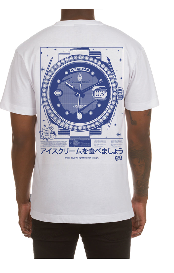 Icecream he gimme da watch ss tee - white – view 1 of 3
