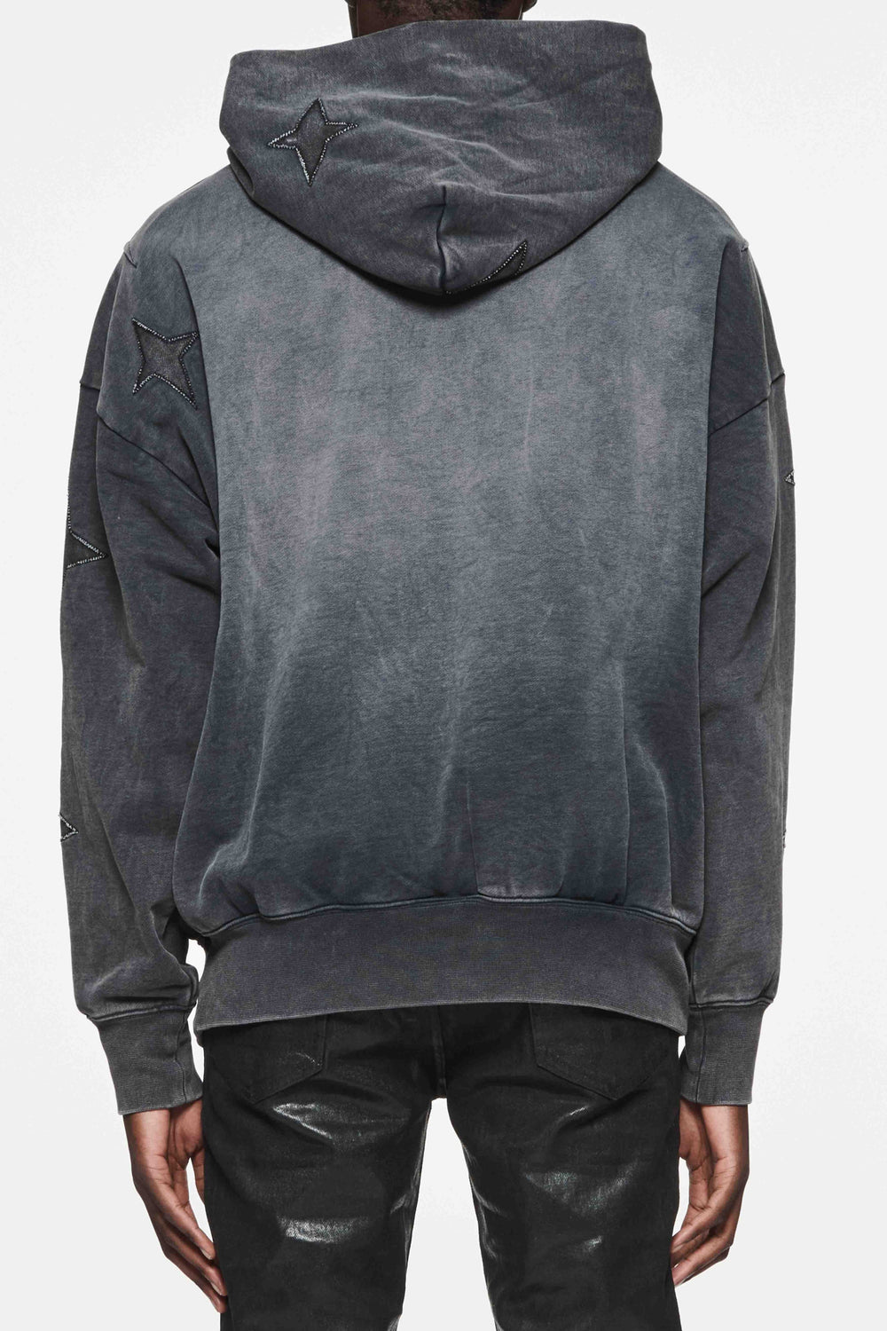 French Terry Po Hoody - BLACK
