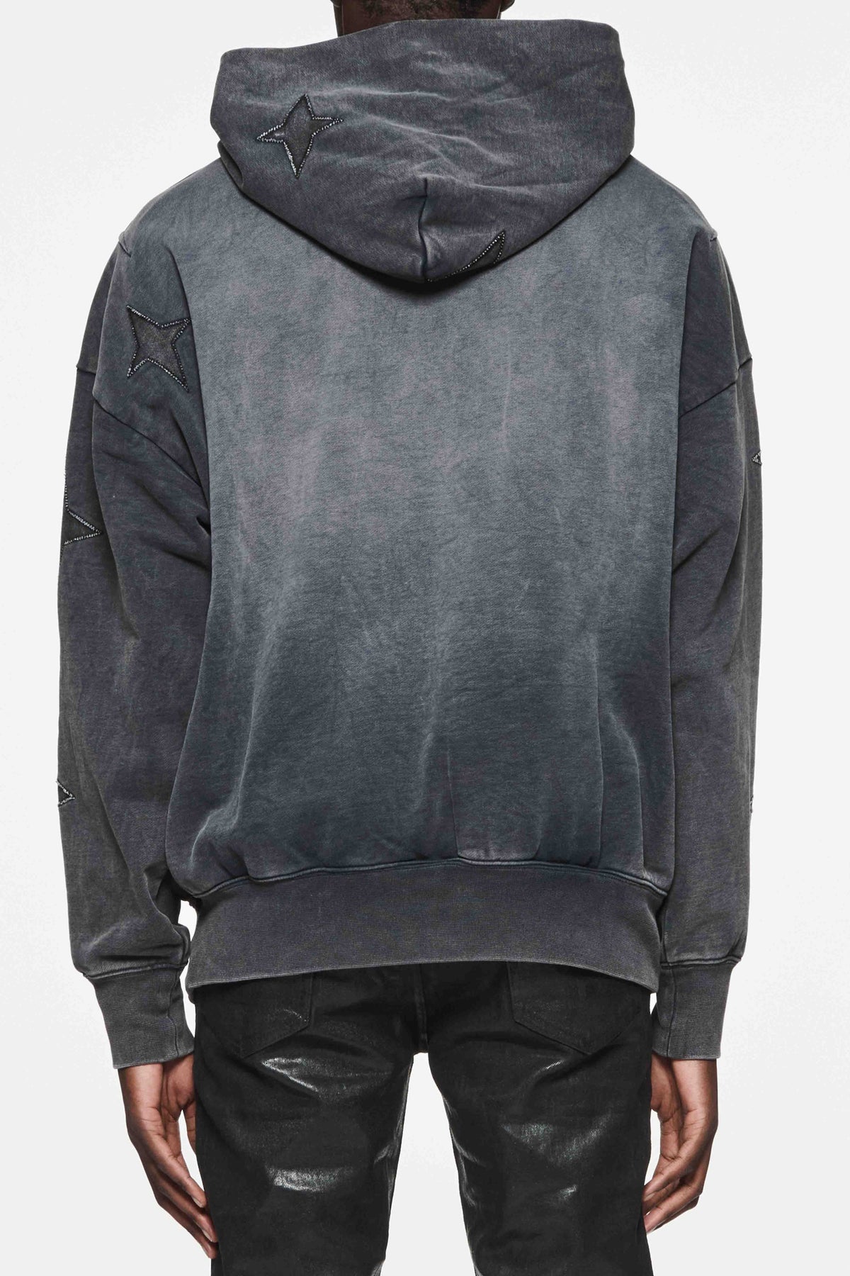 French Terry Po Hoody - BLACK