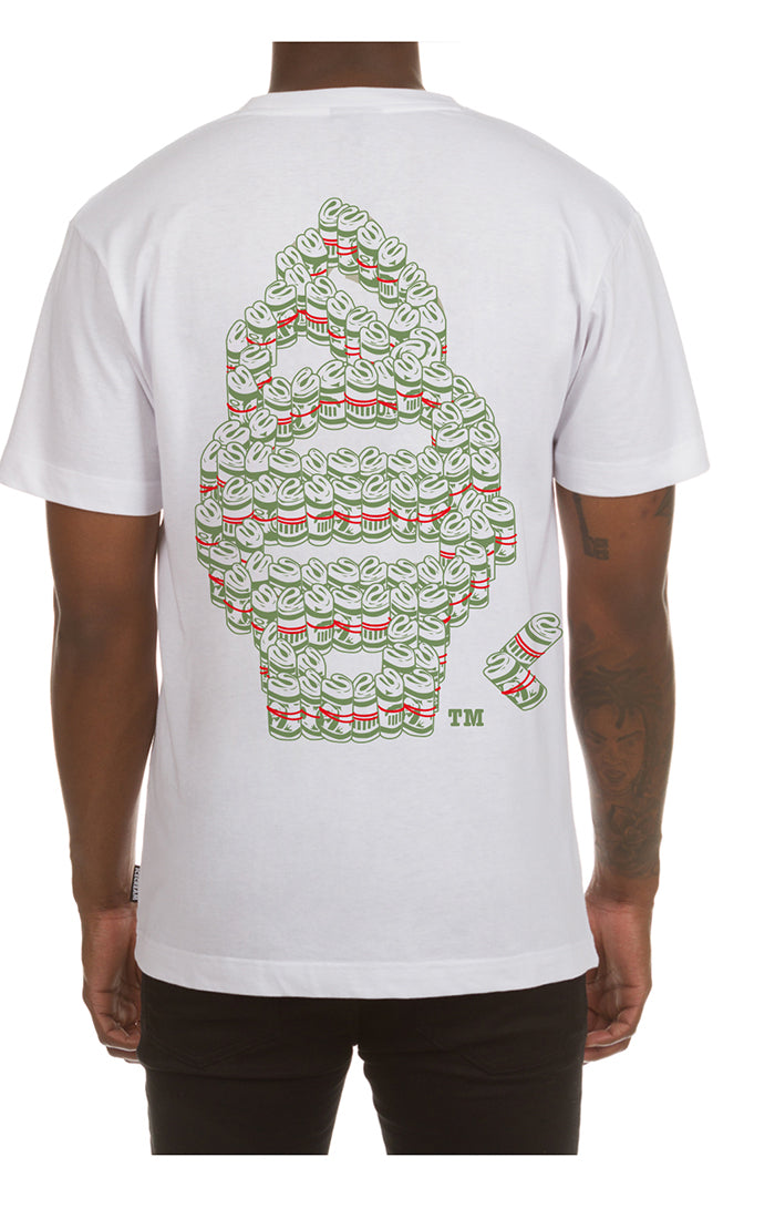 Cash cone ss tee - White