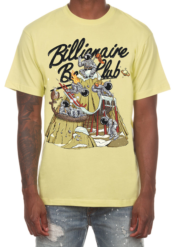 BB SPACE MOUNTAIN SS KNIT - WAX YELLOW