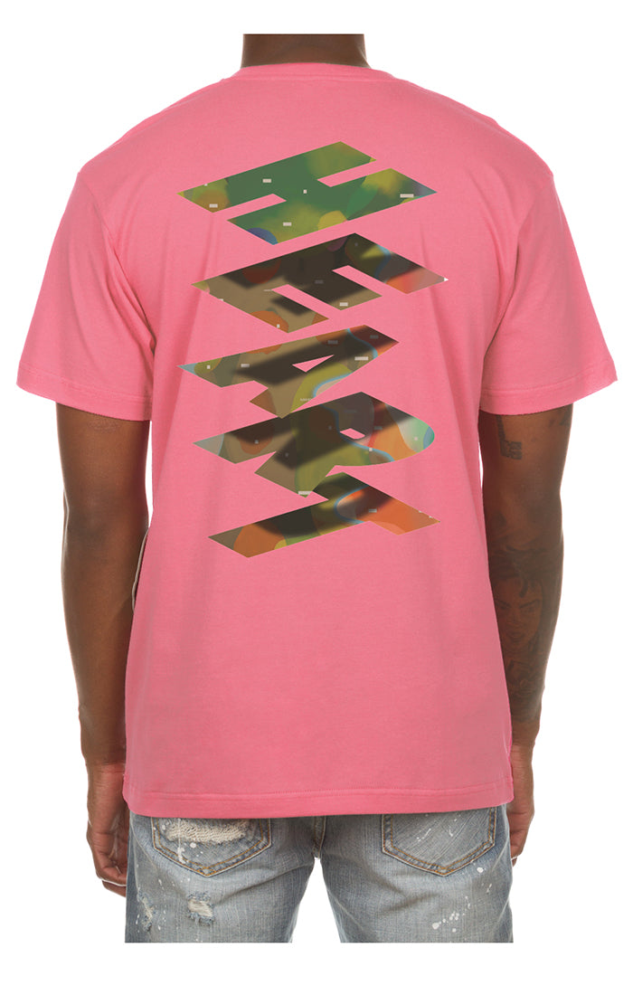 bb heart ss tee - strawberry pink