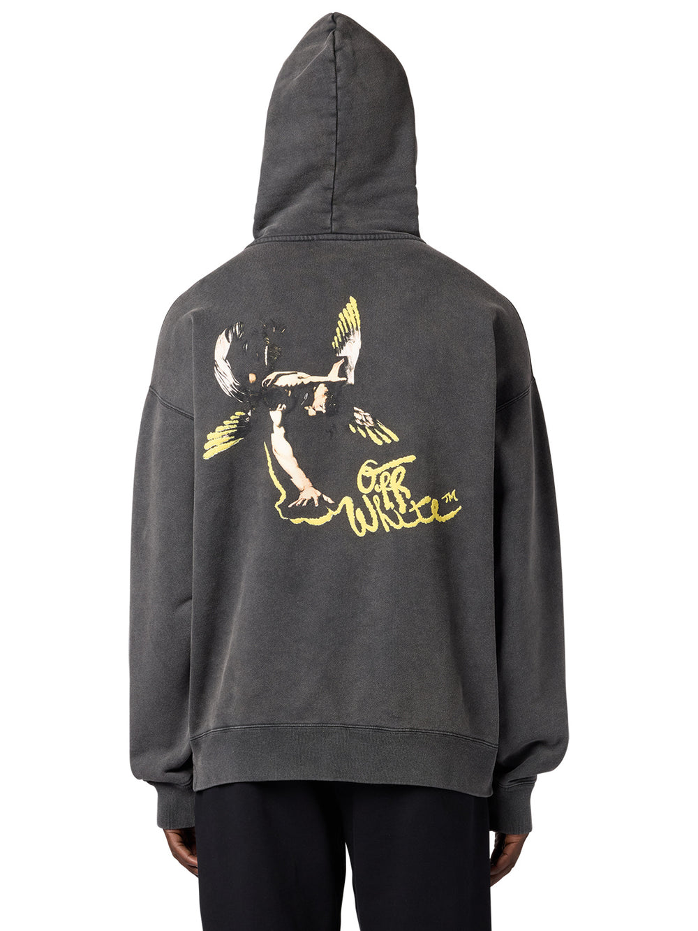 Off-White Fallen Caravaggio Skate Hoodie in Mareado black – view 1 of 2