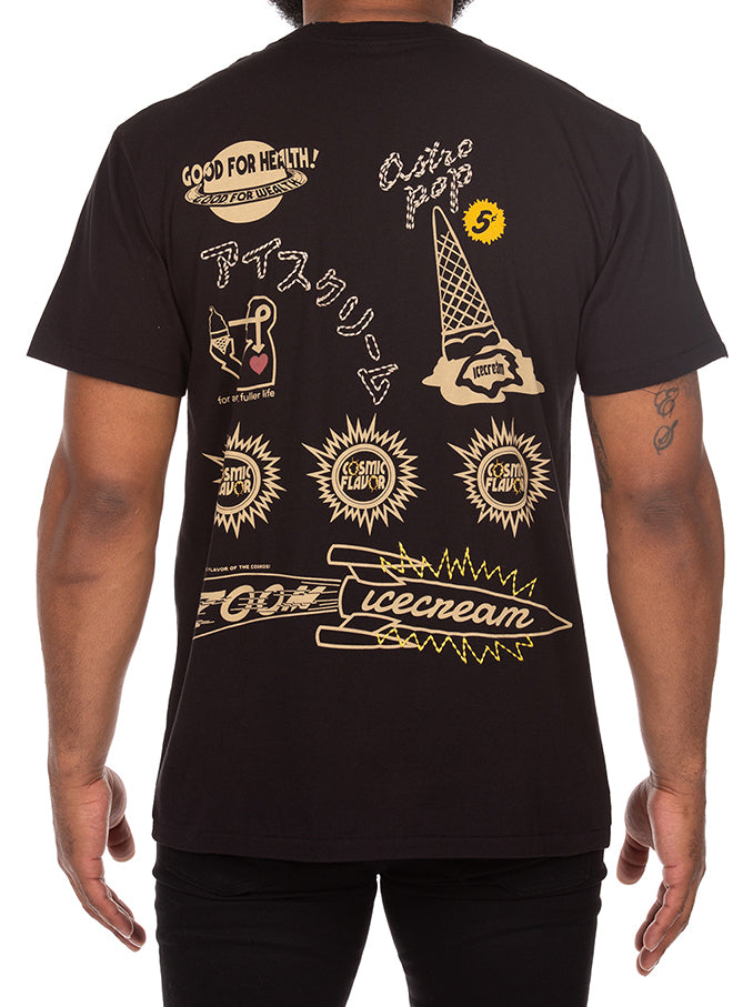 ZOOM SS KNIT - BLACK